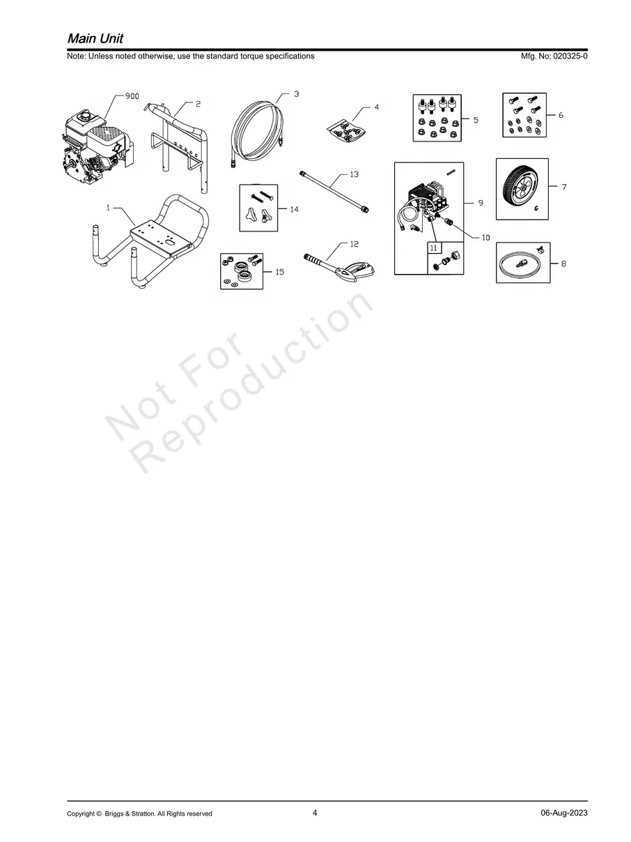 BRIGGS AND STRATTON, 020325-0, IPL.4